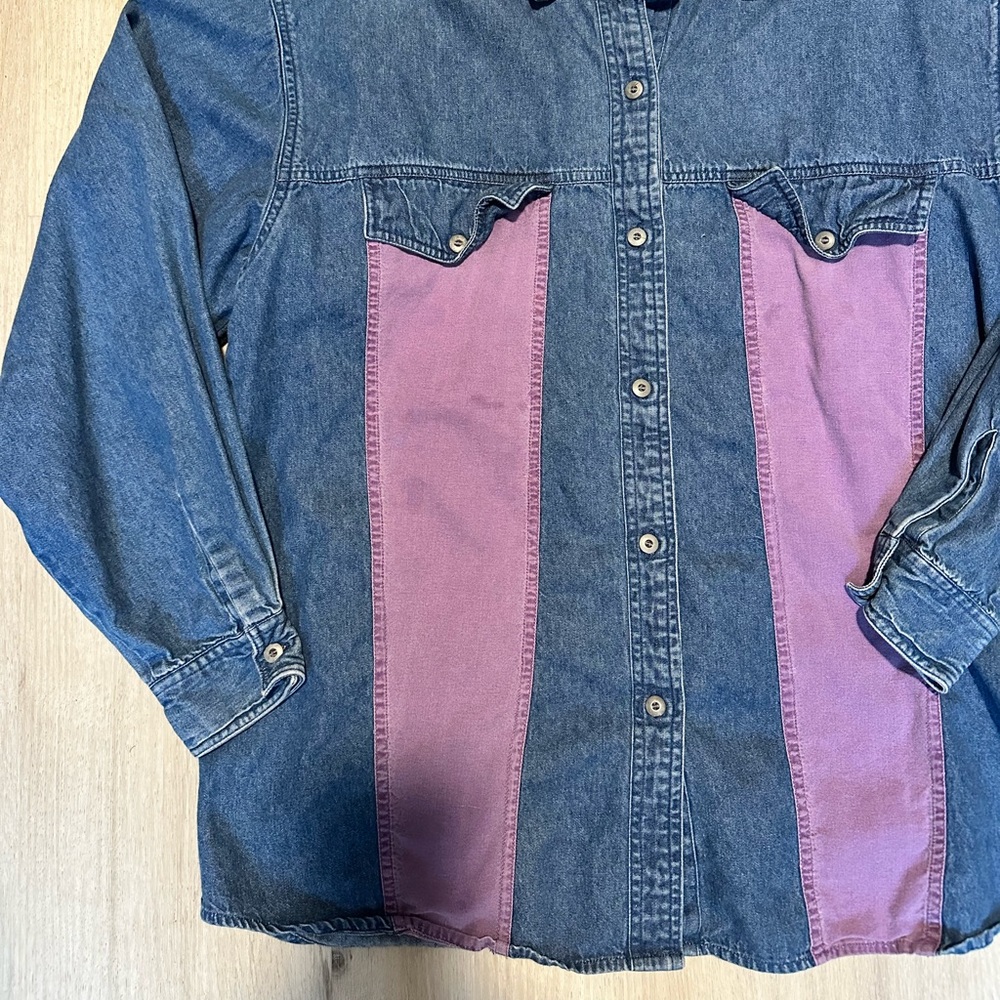 Denim Button Up - Picture 2 of 5